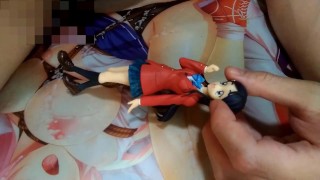 清楚お嬢様系制服JCフィギュアにぶっかけ顔射オナニーキモオタク男の喘ぎ声あり【ふたりはプリキュア雪城ほのか(キュアホワイト)】