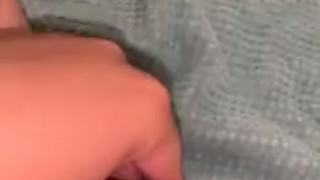  Young woman teasing myself