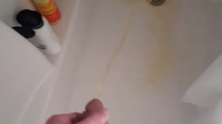 pissing befor my shower