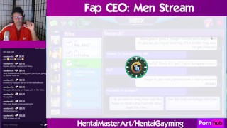 Daddy on the beach! Fap CEO Men Stream #18 W/HentaiGayming