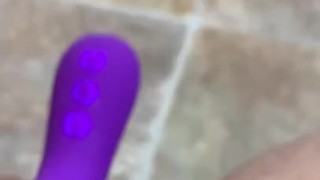 Trying out my new Clit Suction vibrator