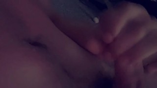 Cumming all over my chest