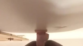 ebony loves to fuck big cock dildos while her husband is at work