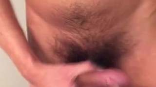 Horney floppy Dick guy fapping wet teaser 