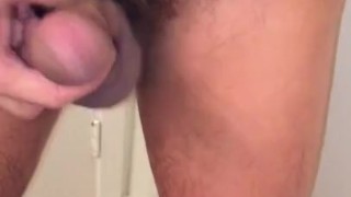 Horney floppy Dick guy fapping wet teaser 