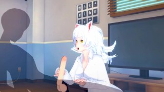 [Bakemonogatari] Black Hanekawa(3d hentai)