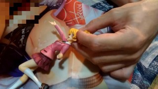 制服フィギュアでオナニー大量ぶっかけ【フレッシュプリキュア 桃園ラブ(キュアピーチ)】