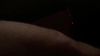 Jacking my hard cock. 