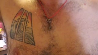 Naked salad toss: eating and hanging out with my dogs