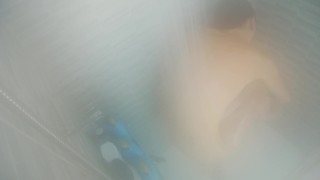 Sexy Wife Shaving Pussy In A Hot Steamy Shower