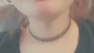 cutie sucks and teases a popsicle 