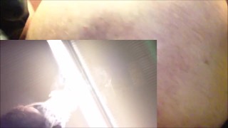 gloved belly exploration