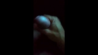 Cumshot with slomo close up big squirt