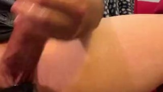 Jerking/Stroking My Big Hard Thick Cock
