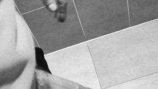 LOUD DICK Smacking / Slapping / Banging in a PUBLIC TOILETS ** I left the Door Unlocked **