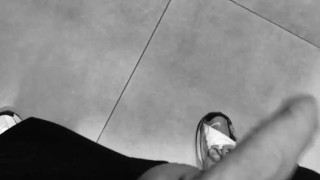 LOUD DICK Smacking / Slapping / Banging in a PUBLIC TOILETS ** I left the Door Unlocked **