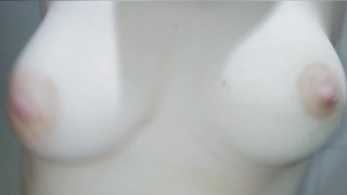 (HD) Boob play - shaking, teasing nipple, squeezing.