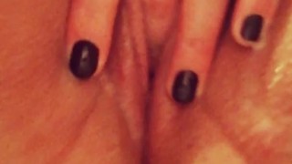 Wet pussy fingering 