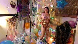 Looner Balloon Party! PT.1 100+Balloons B2p,Hump,Suck, Fucked&Pussy Stuffed Balloon/Inflatabe fetish