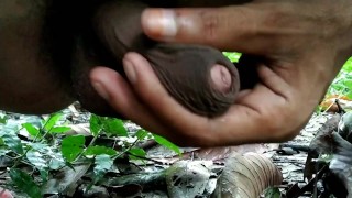 Big lund Handjob and cumshot
