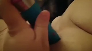 Vibrator on pussy