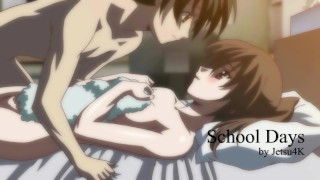 Porn Video Hd School Life - School Days Game - BIG Film [2D Hentai, 4K A.I. Upscaled, Uncensored] -  Free Porn Videos - YouPorn