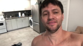 Preston Parker beats his meat in Plaid!