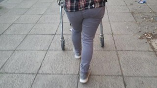 ⭐Public wetting - purposely peeing my jeans in supermarket car park! ;)