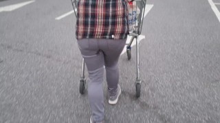 ⭐Public wetting - purposely peeing my jeans in supermarket car park! ;)