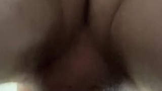 Busting a HUGE 7-day load in a homemade pocket pussy!