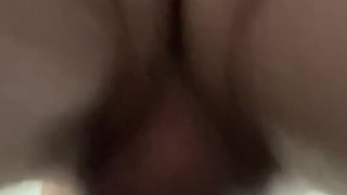 Busting a HUGE 7-day load in a homemade pocket pussy!