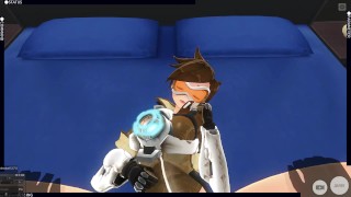 3D HENTAI POV OVERWATCH Tracer fucks you and has many orgasms
