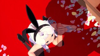 BUNNY GIRL FAIRY TAIL MIRAJANE STRAUSS 3D HENTAI