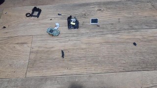 ASMR _ Dash Cam smash ( Far away view to close up )