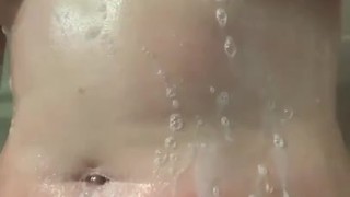 Watch me play with my soapy tits