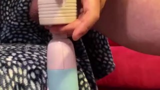 Shooting Cumshot / Dripping Precum From The Wand 