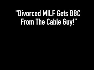 Cock Milking Cougar Sara Jay Blows & Bangs Mr Mega Hung Cable Dude!