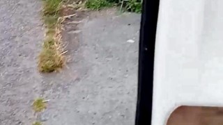 Caught Nude by girl on horse 