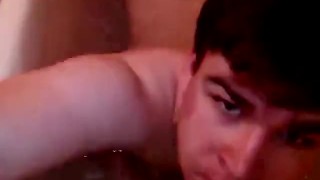 Артем сосет сам себе дрочит ногами лижет ноги self suck autofellatio self footjob 