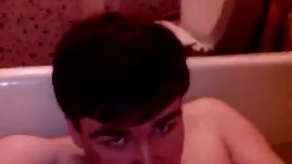Артем сосет сам себе дрочит ногами лижет ноги self suck autofellatio self footjob 