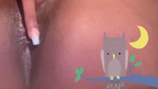 Caught fucking my pussy during zoom class