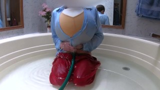 WWM - Popping Button Up Shirt Inflation
