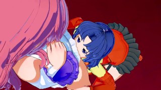 ANIME LESBIANS FINGER EACH OTHER (Lacus Clyne X Kusuha Mizuha Yuri 3D Hentai)