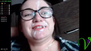 Absolutely Covering MILFs Face in Cum in Slow-Mo