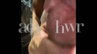 Watch me cum watch me shower huge cock play 