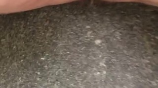 Outside Pissing Mature milf bbw