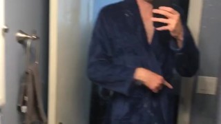 Getting naked for a shower