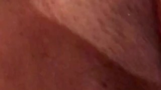 Masturbation with a lollipop