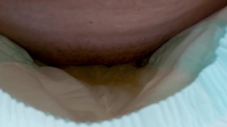 Flooding a diaper