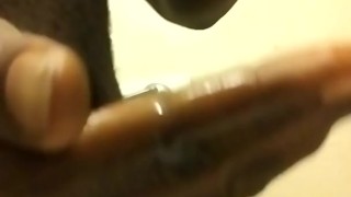 Risky Nut from a big black uncut cock (i had the window open)
